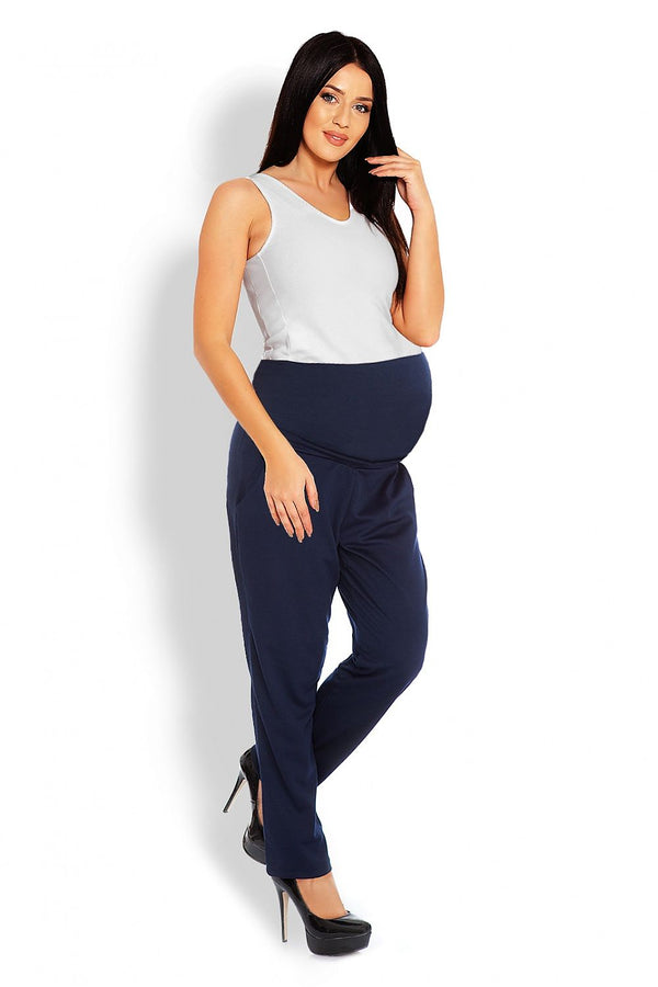 Pantalon long élégant avec bandeau ventral