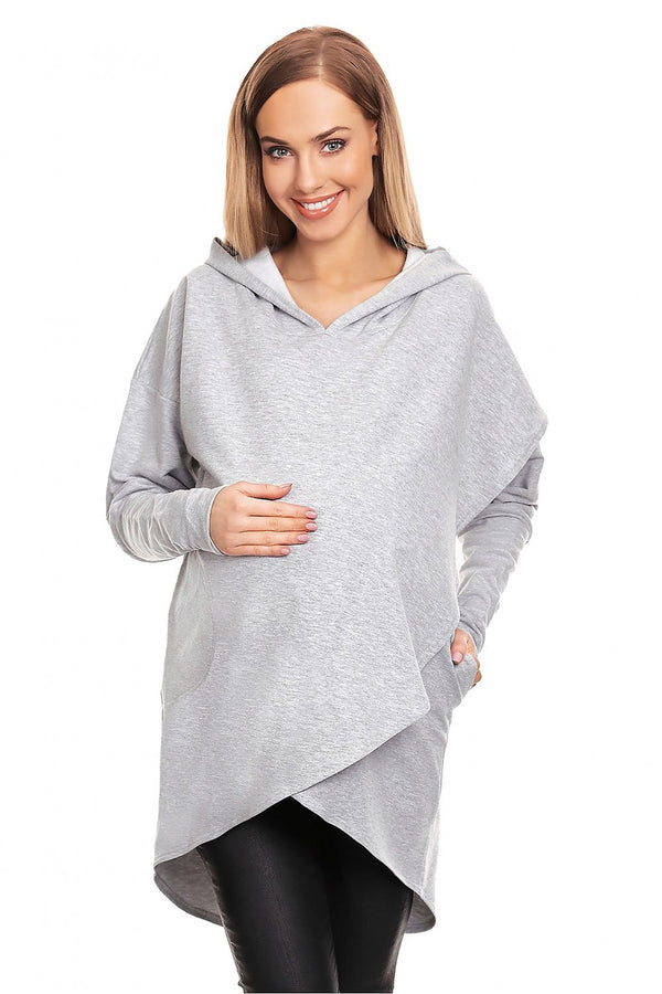 Sweatshirt croisé long grossesse